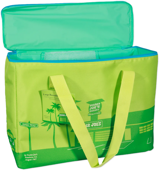 Reusable Insulated Bag Lime Green