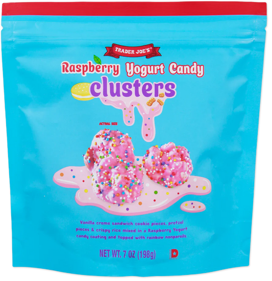 Raspberry Yogurt Candy Clusters