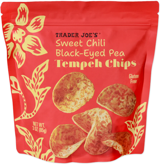 Sweet Chili Black-Eyed Pea Tempeh Chips
