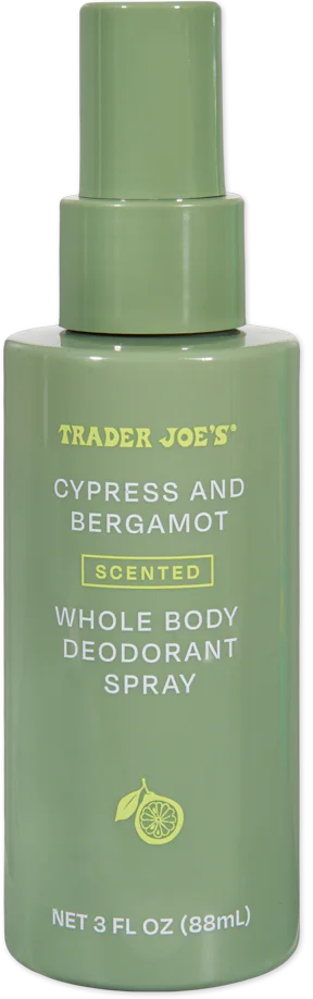 Cypress and Bergamot Scented Whole Body Deodorant Spray