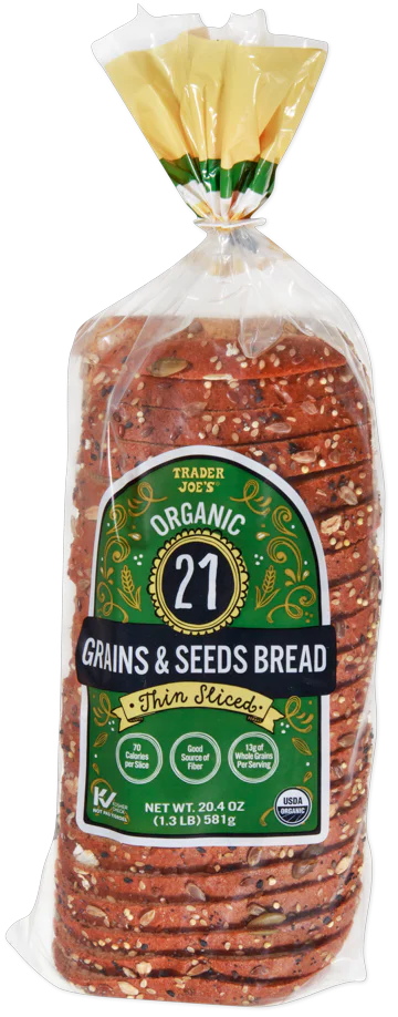 Organic 21 Grains & Seeds Bread Thin Sliced