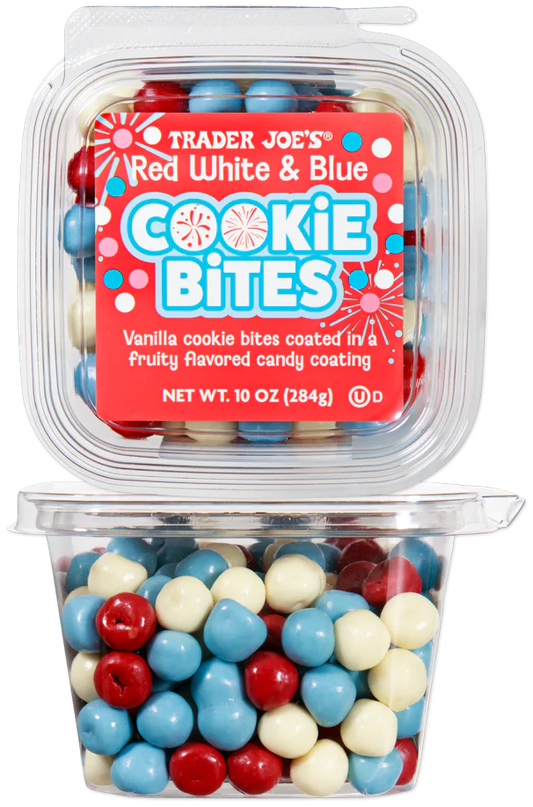 Red White & Blue Cookie Bites