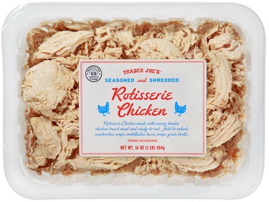 Seasoned and Shredded Rotisserie Chicken