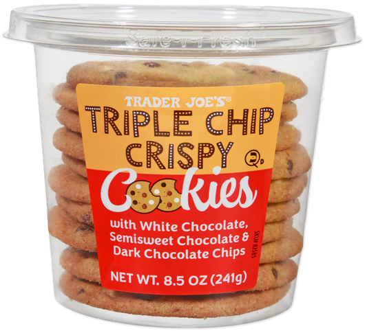 Triple Chip Crispy Cookies