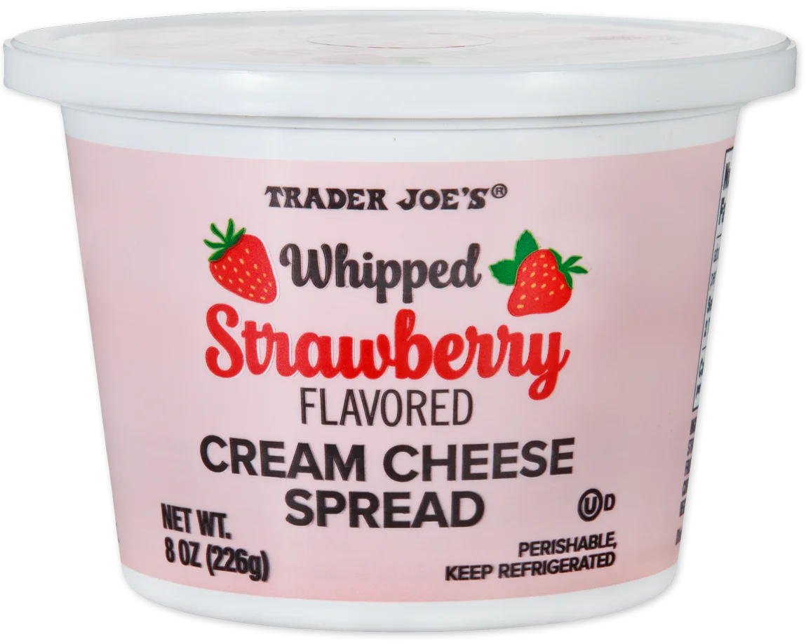 Whipped Strawberry Flavored Cream Cheese Spread